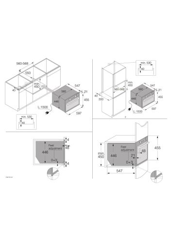 ASKO OCSM8487B 45cm Black Steel Компактный 5in1 комби духовой шкаф с паром и микроволнами (5)