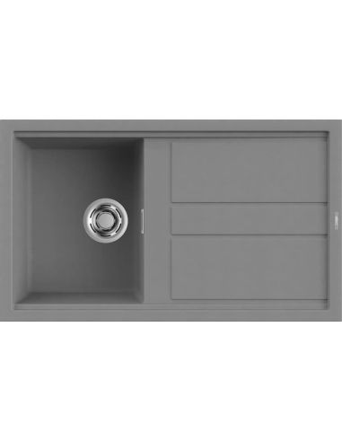 ELLECI BEST 400 В столешницу сверху монтируемая Гранитная Кухонная мойка (7)