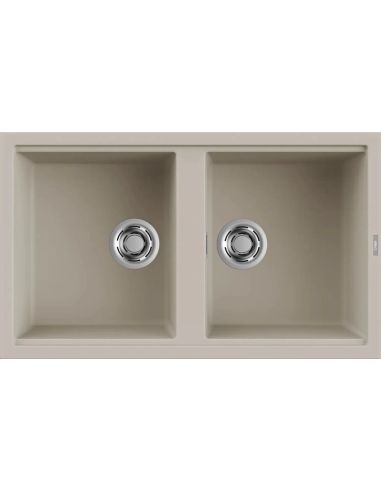 ELLECI BEST 450 В столешницу сверху монтируемая Гранитная Кухонная мойка (3)