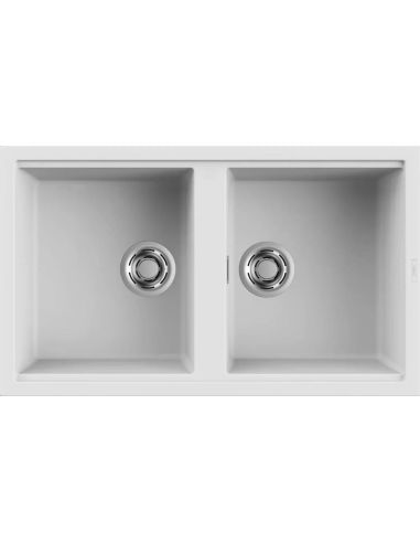 ELLECI BEST 450 В столешницу сверху монтируемая Гранитная Кухонная мойка (4)