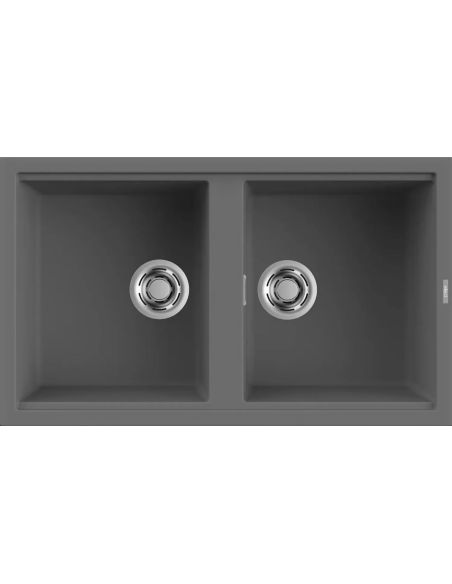 ELLECI BEST 450 В столешницу сверху монтируемая Гранитная Кухонная мойка (6)