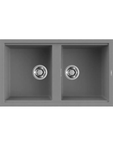 ELLECI BEST 450 В столешницу сверху монтируемая Гранитная Кухонная мойка (7)