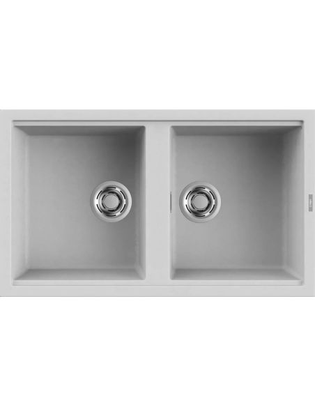 ELLECI BEST 450 В столешницу сверху монтируемая Гранитная Кухонная мойка (8)
