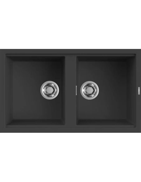 ELLECI BEST 450 В столешницу сверху монтируемая Гранитная Кухонная мойка (15)