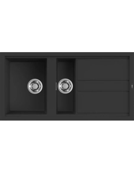 ELLECI BEST 475 В столешницу сверху монтируемая Гранитная Кухонная мойка (9)