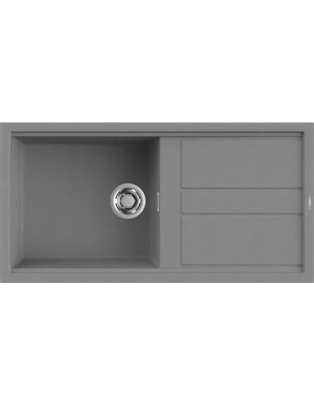 ELLECI BEST 480 В столешницу сверху монтируемая Гранитная Кухонная мойка (7)