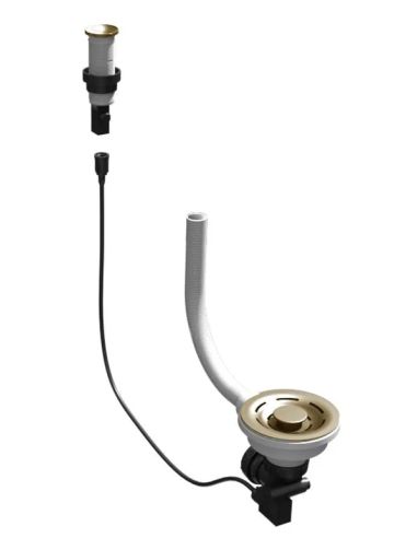 ELLECI KITASP 1X Gold POP-UP Bottom Valve 31/2" with Remote Control (1)