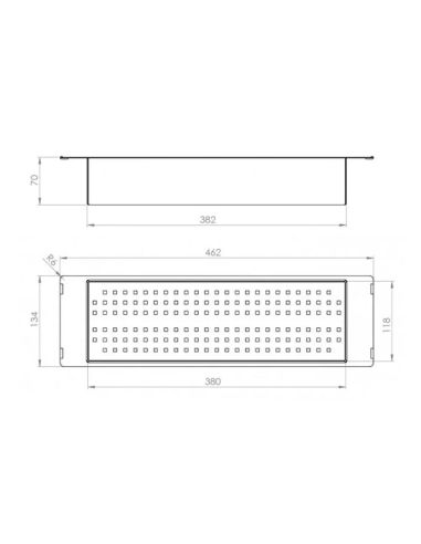 ELLECI AVI03305 St.Steel Colander 462x134x72mm (3)