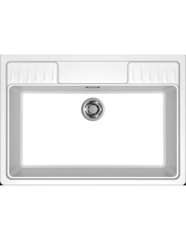 ELLECI SPAZIO 900 KERATEK Butler Farmhouse-Style Composite Kitchen Sink (4)