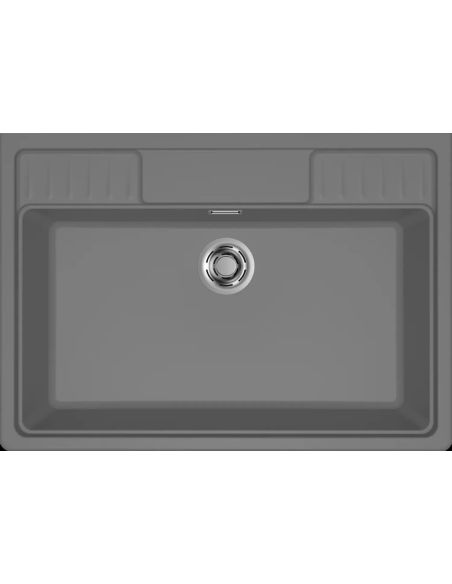 ELLECI SPAZIO 900 KERATEK Butler Farmhouse/ Kapile pealt paigaldatav Komposiit köögivalamu Retro stiilis