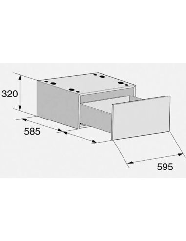 ASKO HPS5323W Белого цвета Выдвижной ящик для белья (4)