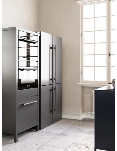 ILVE R91SCD 90cm Стационарный Side-by-Side c 4 дверьми холодильно-морозильный шкаф Professional Plus
