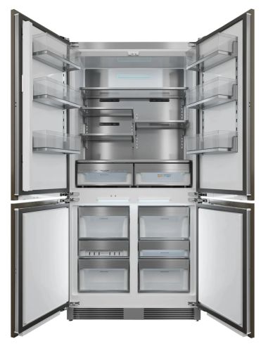 ILVE R96BICD 90cm Интегрированный Side-by-Side c 4 дверьми холодильно-морозильный шкаф