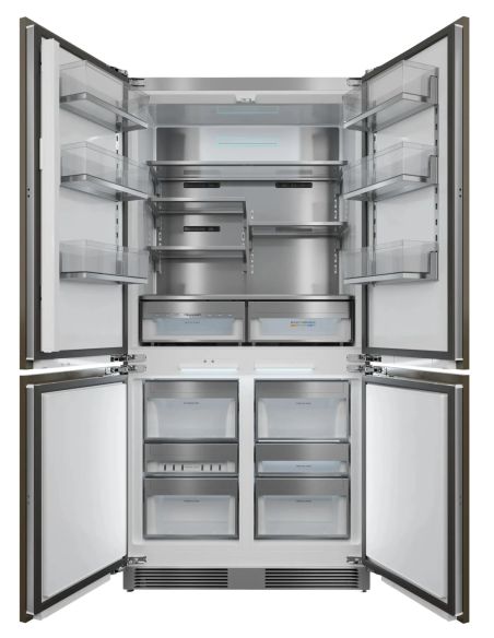 ILVE R96BICD 90cm Интегрированный Side-by-Side c 4 дверьми холодильно-морозильный шкаф