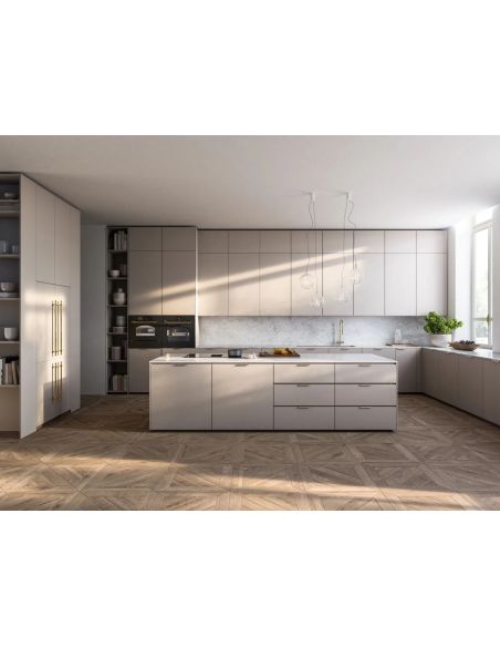 ILVE R96BICD 90cm Интегрированный Side-by-Side c 4 дверьми холодильно-морозильный шкаф