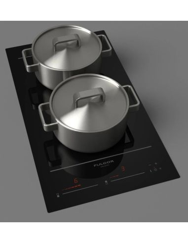 FULGOR FCH 402 ID TS BK 40cm DOMINO Black Induction Hobs (2)