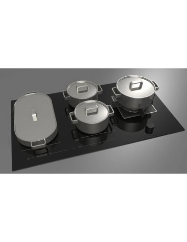 FULGOR FCHH 905 ID TS G DWK BK Black Komby hybrid induction hobs + WOK Gas (3)