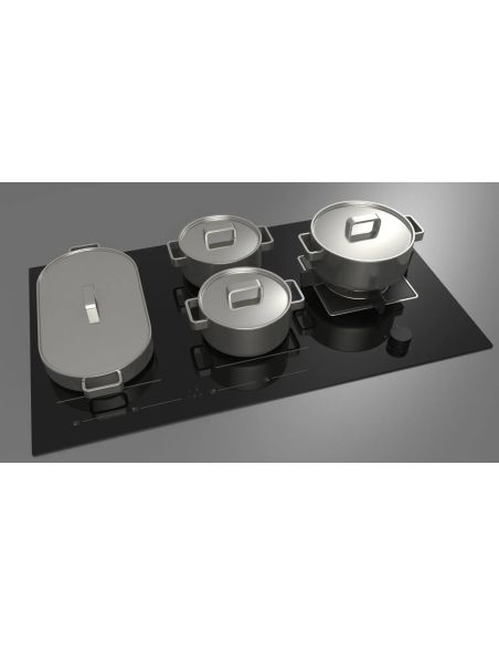 FULGOR FCHH 905 ID TS G DWK BK Musta Combi Hybrid Induktio ja kaasuliedet WOK (3)