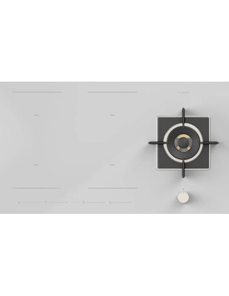 FULGOR FCHH 905 ID TS G DWK WH White Komby hybrid  induction hobs + WOK gas (1)