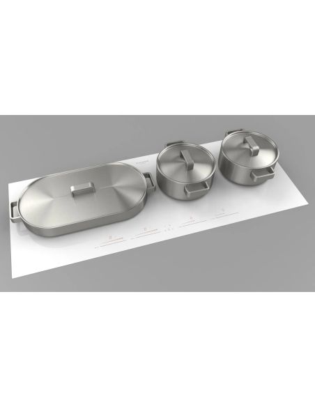 FULGOR MILANO FCHL 904 ID TS WH 100cm Valge Induktsioon pliidiplaat
