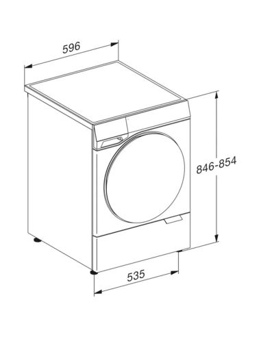MIELE WQ 1200 Nova Edition W2 Pesumasin