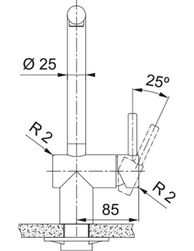 FRANKE ATLAS NEO Кухонный смеситель