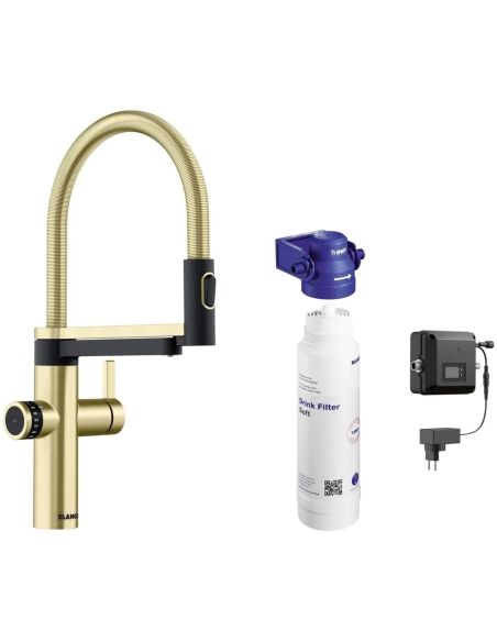 BLANCO EVOL-S PRO FILTER Satin Gold