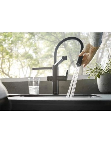 BLANCO DRINK FILTER EVOL-S PRO Kombi 3in1 Köögisegisti Käsidušiga ja Filtriga Joogiveele