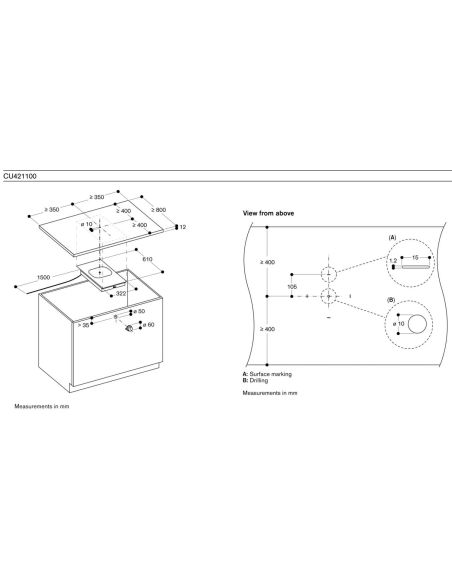 GAGGENAU CU421100 Induktsioonmoodul ø 21cm pöörlevate juhtnuppudega (13)