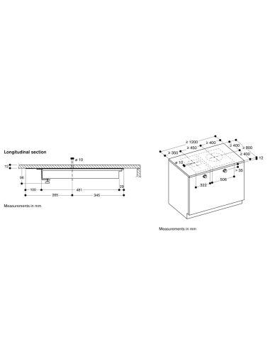GAGGENAU CU428100 Индукционный модуль ø 28cm с поворотными ручками управления