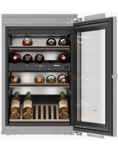 MIELE KWT 6422 i-1 88cm Keittiön paneelilla ovi-ovelle Door-in-Door Integroitu viinikaappi 12364290