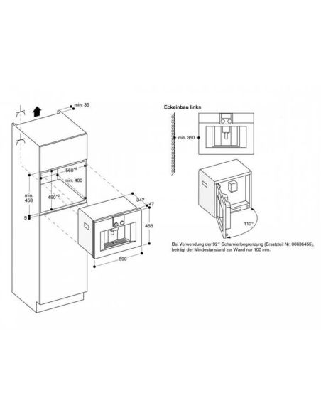 GAGGENAU СМ450 101 Built-in fully automatic coffee machine