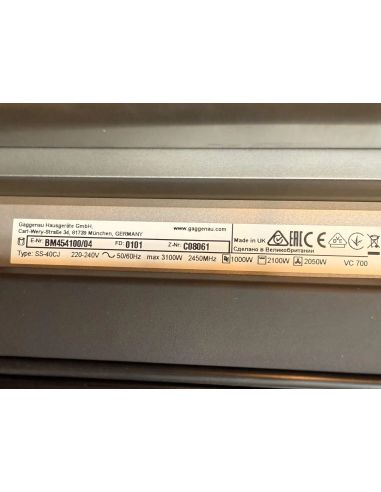 Näyte! GAGGENAU BM454100 Yhdistelmämikroaaltouuni 400-sarja (3)