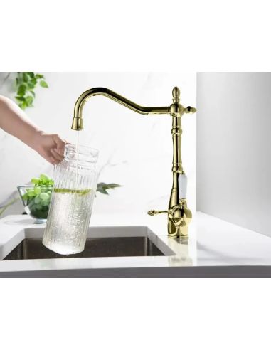 Blue Water SAXO Gold 2in1 Keittiöhana suodatettua ja suodattamatonta vettä varten