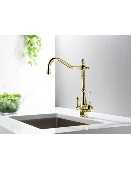Blue Water SAXO Gold 2in1 Keittiöhana suodatettua ja suodattamatonta vettä varten