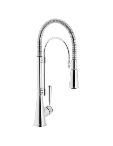 NOBILI CHARLIE CH75500CR Chrome Kitchen Faucet With hand shower (1)