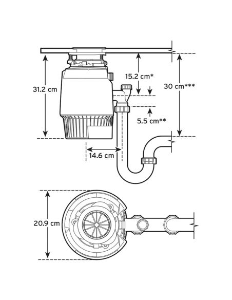 InSinkErator PREMIUM 550EC Food Waste Disposal (2)