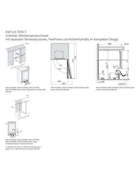 MIELE KWTUS 7074 F 82-88cm Integrated Built-under Wine Cooler (6)