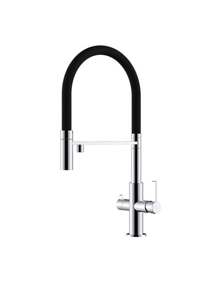HELIKA SOIFOS 7763 Combi 2in1 Kitchen faucet with filtered water connection and pull-out hand shower (1)