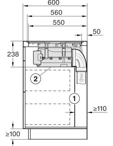 MIELE KMDA 7272-1 FL Silence Induction hob with extractor (8)