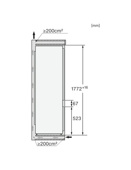MIELE KF 7731 D Integreeritav Külmik-Sügavkülmik
