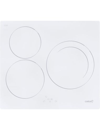 CATA I 603 B WH White Ceramic glass hob (1)