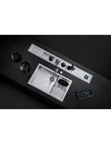BARAZZA 1CI157N Must matt CHANNEL/ RENN Köögiseadmetele 150cm