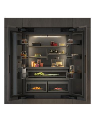 GAGGENAU RVY497190 Expressive серии 90см Black Side-by-Side Холодильно-морозильный шкаф (2)