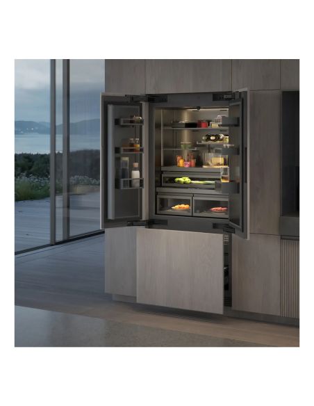 GAGGENAU RVY497190 Expressive серии 90см Black Side-by-Side Холодильно-морозильный шкаф (6)