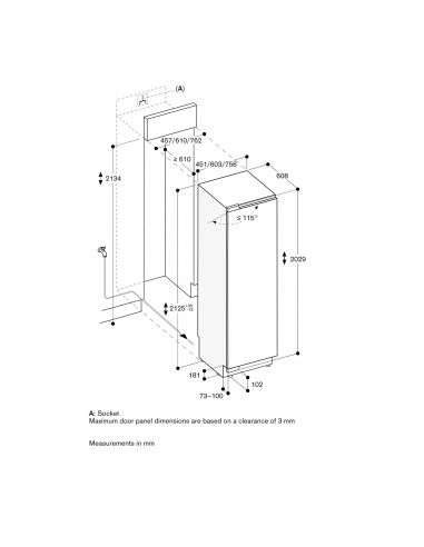 GAGGENAU RF411306 400 серии 45,1cm Vario Integreeritud Sügavkülmik (5)