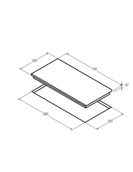 NODOR V2170SLB Built-in Ceramic glass hob (2)