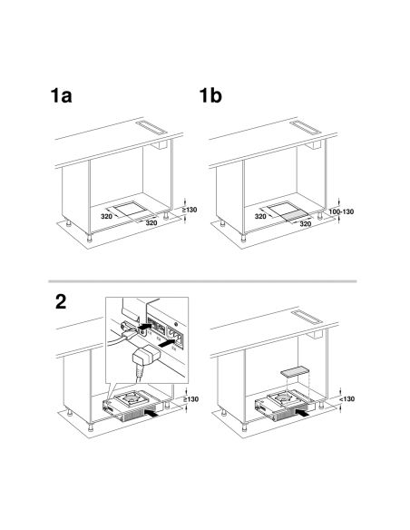 GAGGENAU AR413122 400 sarja Ruumisisene Eraldiseisev Tsirkulatsioonimootor Õhupuhastile (3)