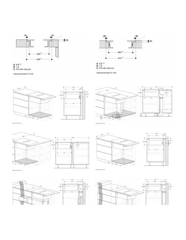 GAGGENAU CV492105 400-Sarja 90cm Flex-induktiokeittotaso integroidulla tuuletusjärjestelmällä (8)