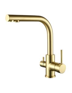 HELIKA Aquaduo 2663L Цетной Комби 2in1 с подключением фильтрованной воды Кухонный смеситель (1)